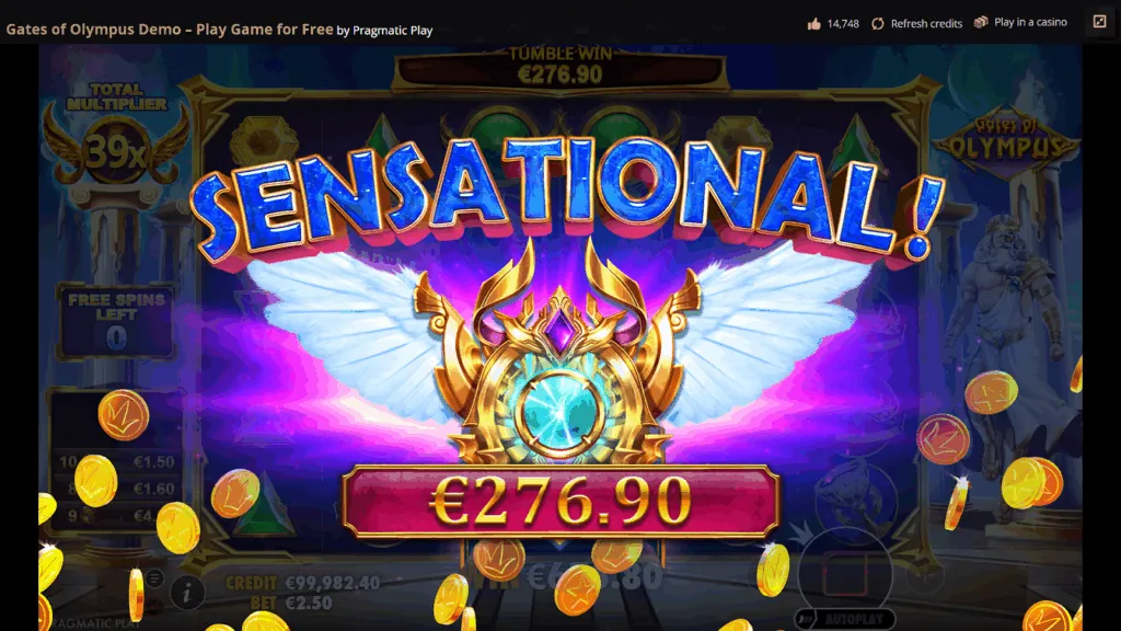 Potencial de ganancia máxima de 5000x en Gates of Olympus